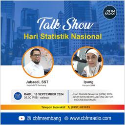 Talk Show Hari Statistik Nasional 2024: Statistik Berkualitas Untuk Indonesia Emas