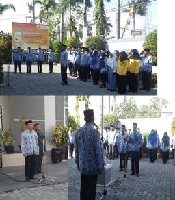 Ceremony Ceremony of Pancasila Miracle Day BPS Rembang Regency