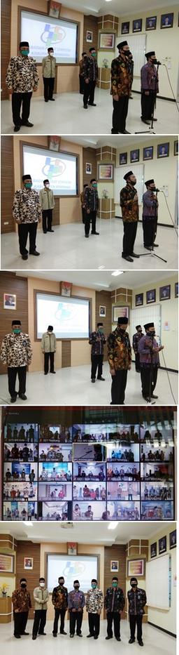 Inauguration of Structural Officers in the Environment BPS of Central Java Province (Online)