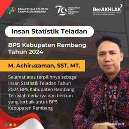 Insan Statistik Teladan BPS Kabupaten Rembang Tahun 2024