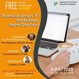 Workshop Online  “Berkenalan dengan ‘R’ dan Packages Regresi Data Panel”