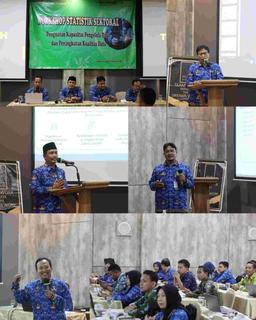 Wujudkan Satu Data Indonesia, BPS Kabupaten Rembang Gelar Workshop Statistik Sektoral