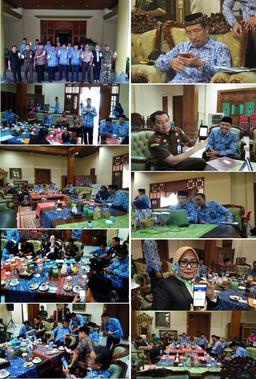 SP Online 2020 Filling Assistance Together  Regional Officials of Rembang Regency