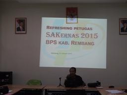 Refreshing of Sakernas 2015