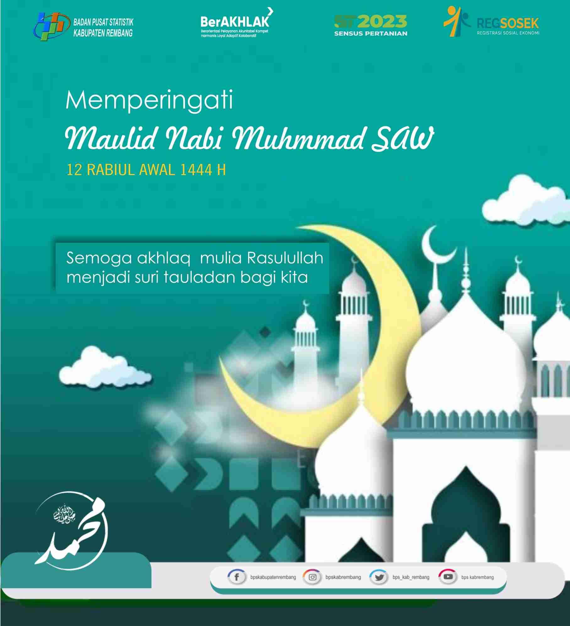 Maulid Nabi Muhammad SAW 1444 H