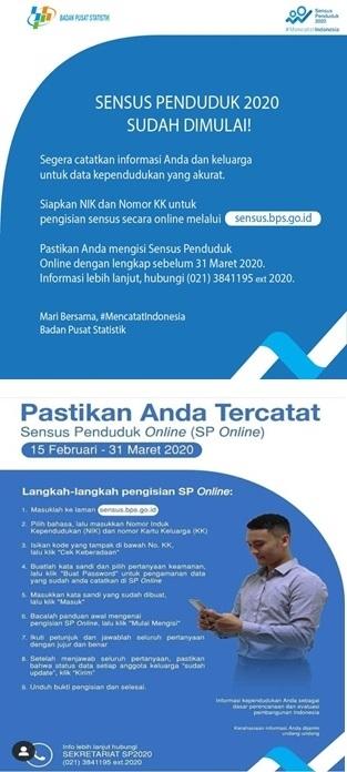 SP2020 Online Sudah Dimulai Hari ini