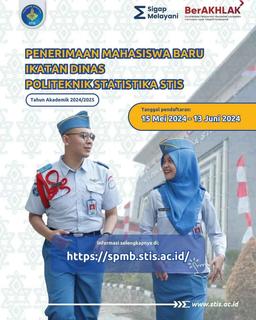 Penerimaan Mahasiswa Baru Politeknik Statistik STIS 2024