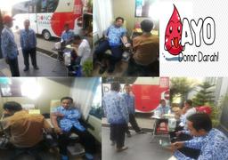 care about each other with blood donor