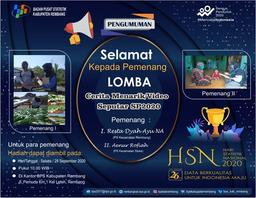 Pengumuman Lomba dalam Rangka HSN 2020