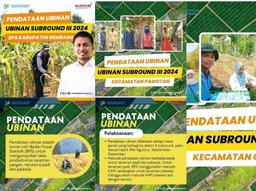 BPS KABUPATEN REMBANG MELAKSANKAN KEGIATAN PENDATAAN SURVEI UBINAN SUBROUND 3 /2024