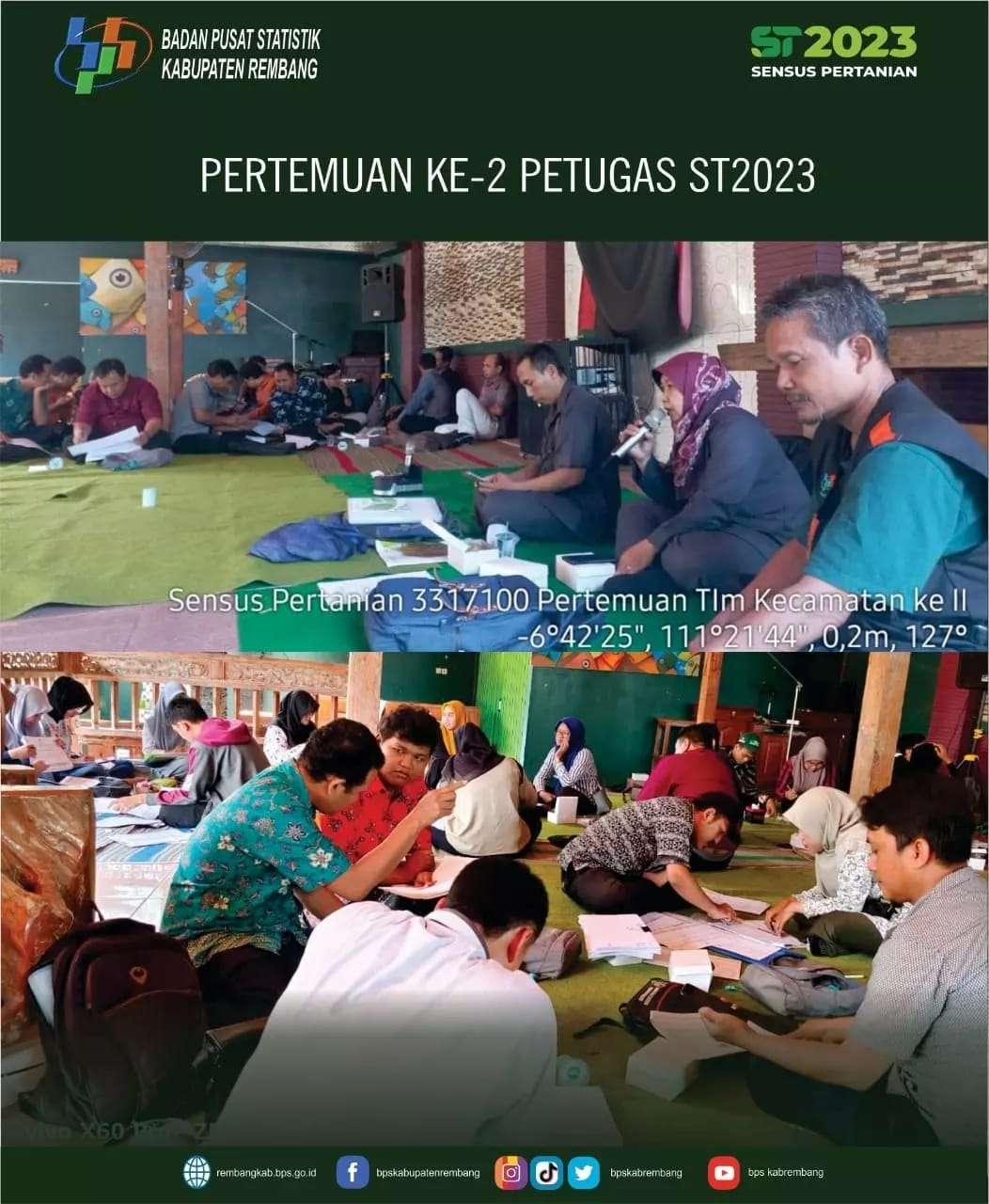 Pertemuan Kedua Petugas ST2023