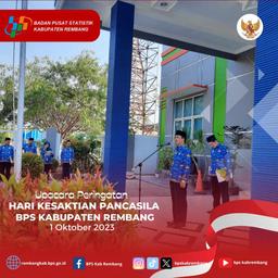 UPACARA HARI KESAKTIAN PANCASILA DI BPS KABUPATEN REMBANG 