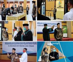 Inauguration of Structural Officers in the Environment BPS of Central Java Province