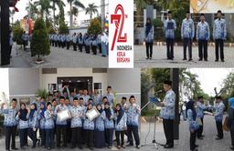 Independence Anniversary Ceremony RI 72 BPS Kabupaten Rembang