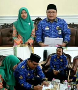 Regsosek data collection at the residence of the Deputy Regent of Rembang